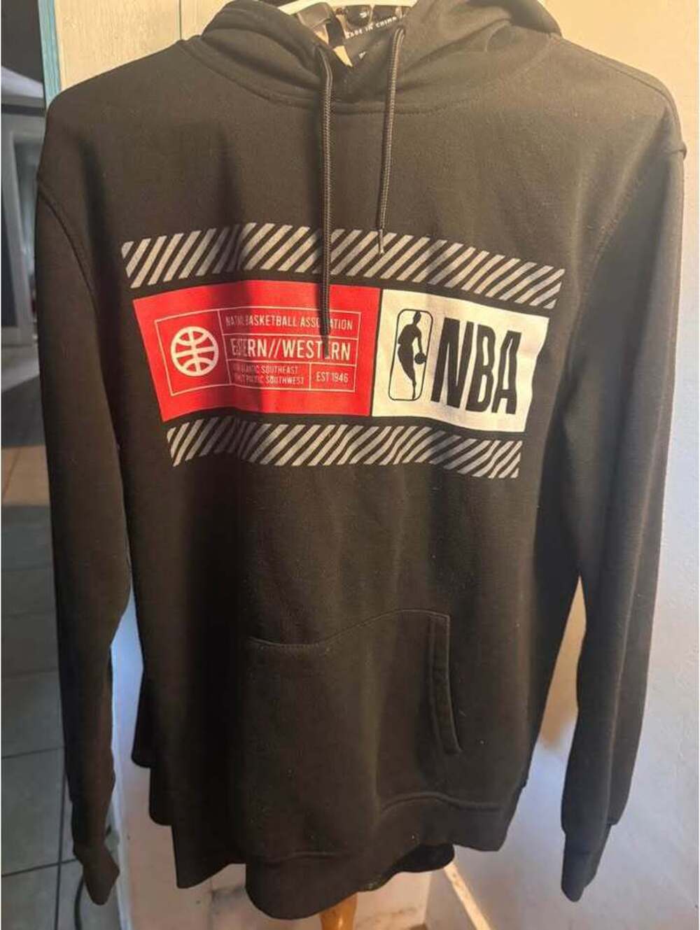 NBA Black Graphic Hoodie